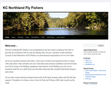 Tablet Screenshot of kcnorthlandflyfishers.com